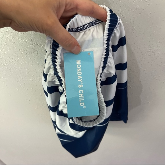 Monday’s Child / Vive La Fete Navy/White Tennis Skirt Size 5 NWT - Picture 3 of 7